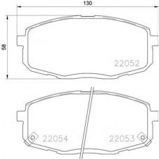 P 30 077 BREMBO КомплеК т гальмівних колодок, дискове гальмо