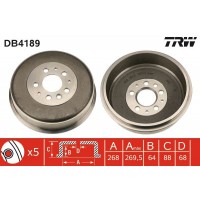 DB4189 TRW Гальмівний барабан