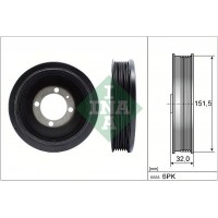 WG2148692 WILMINK GROUP Ремінний шків колінчастий вал