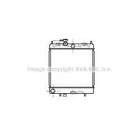 DN2128 AVA QUALITY COOLING Радіатор охолодження двигуна