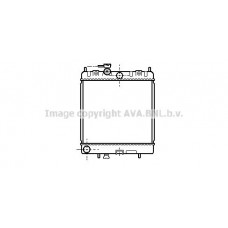 DN2128 AVA QUALITY COOLING Радіатор охолодження двигуна