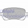 LP2174 DELPHI КомплеК т гальмівних колодок, дискове гальмо
