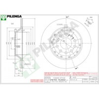 5880 PILENGA Гальмівний диск