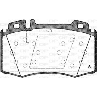 BPA0769.00 OPEN PARTS Комплект гальмівних колодок дисковий гальм