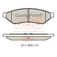 704-20047 IAP QUALITY PARTS Комплект гальмівних колодок дисковий гальм