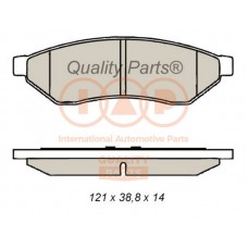 704-20047 IAP QUALITY PARTS Комплект гальмівних колодок дисковий гальм