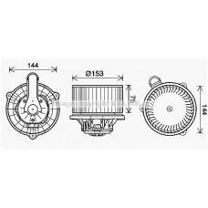 HY8460 AVA QUALITY COOLING Вентилятор салону
