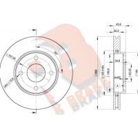 78RBD25950 R BRAKE Гальмівний диск