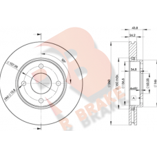 78RBD25950 R BRAKE Гальмівний диск