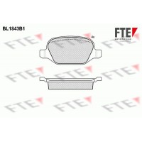 BL1843B1 FTE Комплект гальмівних колодок дисковий гальм