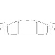 FP1508 FIT КомплеК т гальмівних колодок, дискове гальмо