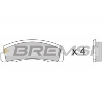 BP2138 BREMSI Комплект гальмівних колодок дисковий гальм