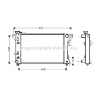 CR2032 AVA QUALITY COOLING Радіатор охолодження двигуна