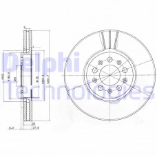 BG3035 DELPHI Гальмівний диск