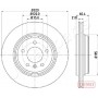 DP-0113C JAPANPARTS Гальмівний диск