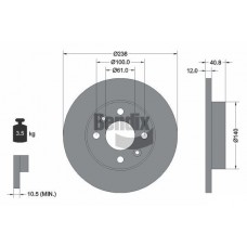 BDS1063 BENDIX Braking Гальмівний диск