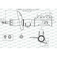 SAB8518.31 OPEN PARTS Амортизатор