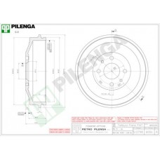 6004 PILENGA Гальмівний барабан