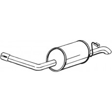 154-927 BOSAL Глушник вихлопних газів кінцевий