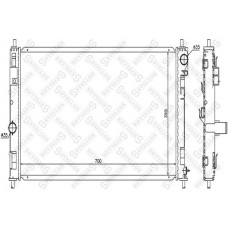 10-25631-SX STELLOX Радіатор охолодження двигуна