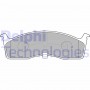 LP1532 DELPHI Комплект гальмівних колодок дисковий гальм