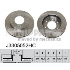 J3305052HC NIPPARTS Гальмівний диск