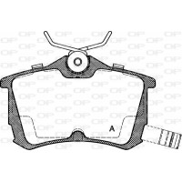 BPA0695.02 OPEN PARTS Комплект гальмівних колодок дисковий гальм