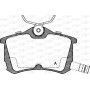 BPA0695.02 OPEN PARTS Комплект гальмівних колодок дисковий гальм