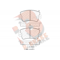 RB0257 R BRAKE КомплеК т гальмівних колодок, дискове гальмо