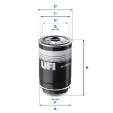 24.468.00 UFI Паливний фільтр