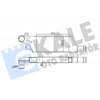 345040 KALE OTO RADYATÖR Интеркулер