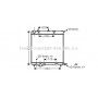 PE2368 AVA QUALITY COOLING Радіатор охолодження двигуна