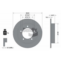 BDS1773 BENDIX Braking Гальмівний диск