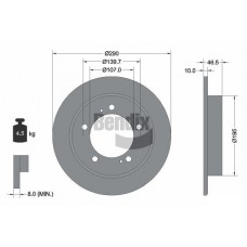 BDS1773 BENDIX Braking Гальмівний диск