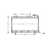 SU2045 AVA QUALITY COOLING Радіатор охолодження двигуна