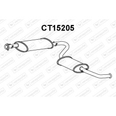 CT15205 VENEPORTE Глушник вихлопних газів кінцевий