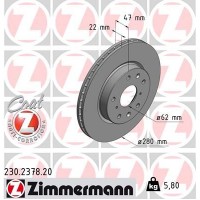 230.2378.20 ZIMMERMANN Гальмівний диск
