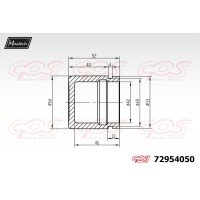 72954050 MAXTECH Поршень корпус скоби гальма
