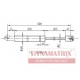 DGS9468II DYNAMATRIX Газова пружина кришка багажника