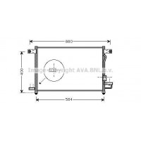 DW5061D AVA QUALITY COOLING Конденсатор кондиціонера