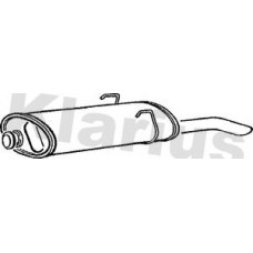 220442 KLARIUS Глушник вихлопних газів кінцевий
