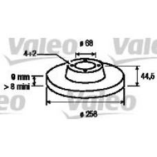 186564 VALEO Гальмівний диск