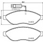 8DB 355 020-651 HELLA Комплект гальмівних колодок, дискове гальмо