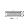 BW4374 AVA QUALITY COOLING Интеркулер
