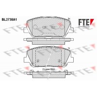 BL2738A1 FTE Комплект гальмівних колодок дисковий гальм