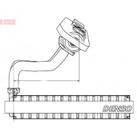 DEV09020 DENSO Випарник кондиціонера
