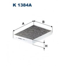 Фільтр повітря у внутрішньому просторі FILTRON K 1384A