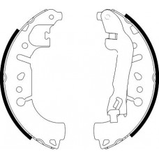 8DB 355 022-271 HELLA PAGID Комплект гальмівних колодок