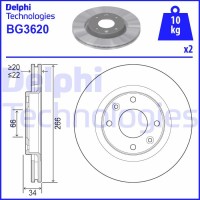 BG3620 DELPHI Гальмівний диск