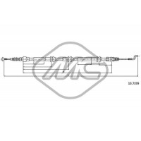 83775 Metalcaucho Тросик, cтояночный тормоз
